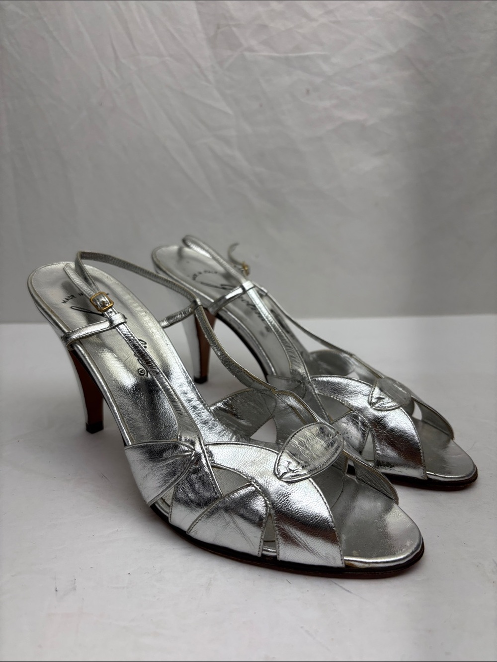 Garolini Silver Heels, SZ 8 M, box 62